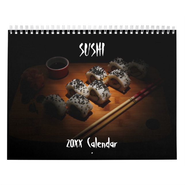 Mural Calendrier des sushis (Protection)