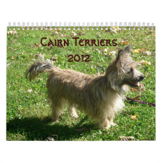 Mural Calendrier des terriers de cairn 2012