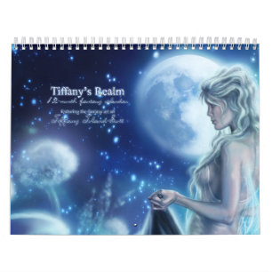 Mural Calendrier d'imaginaire du royaume de Tiffany