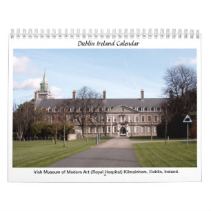 Mural Calendrier d'Irlande - Les célèbres monuments de D
