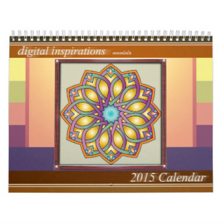 Mural Calendrier du l'Inspiration-Mandala 2015 de