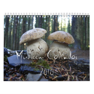 Mural Calendrier du nord-ouest 2010 de champignon