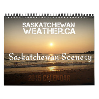 Mural Calendrier du paysage 2015 de Saskatchewan