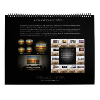 Mural Calendrier du paysage 2017 et du paysage marin -