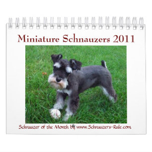 Mural Calendrier du Schnauzer 2016 miniature