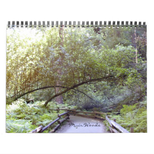 Mural Calendrier en bois de Muir