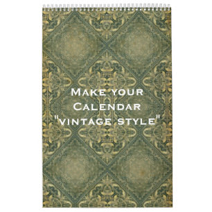 Mural Calendrier fait sur commande "STYLE VINTAGE" + vos