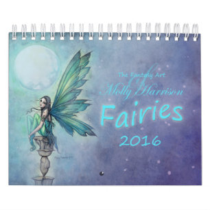 Mural Calendrier Fée 2016 par Molly Harrison Fantasy Art
