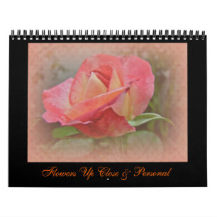 Mural Calendrier - Fleurs en haut de la page Fermer et p