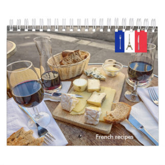 Mural Calendrier français de recettes