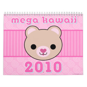 Mural Calendrier méga de Kawaii 2010