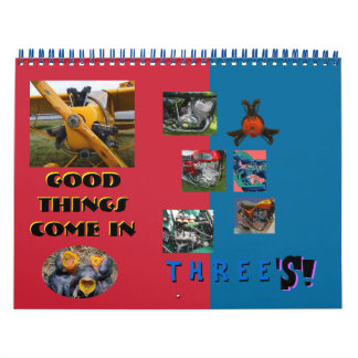 Mural Calendrier moteur de trois 2014 de taille moyenne