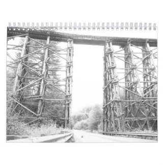 Mural Calendrier noir et blanc