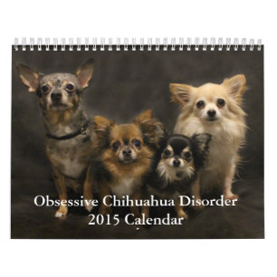 Mural Calendrier obsédant du désordre 2015 de chiwawa