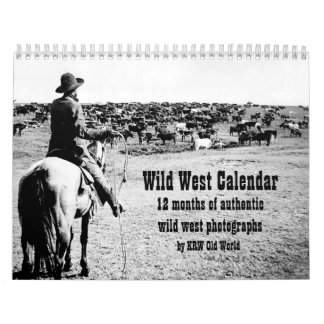 Mural Calendrier occidental sauvage de photographie de
