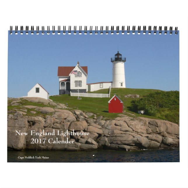 Mural Calendrier phare 2017 de la Nouvelle-Angleterre (Protection)