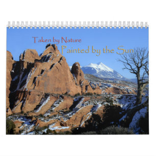 Mural Calendrier pittoresque de paysage