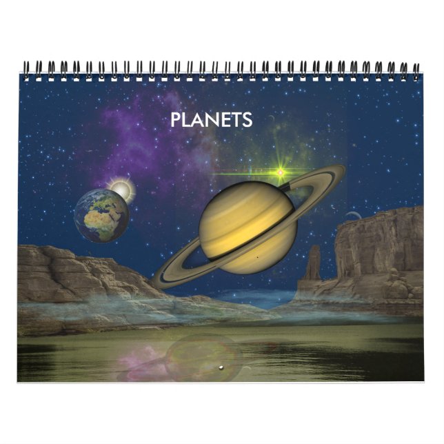 Mural Calendrier Planètes (Protection)