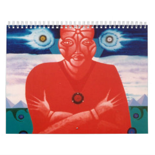 Mural Calendrier rouge d'âme