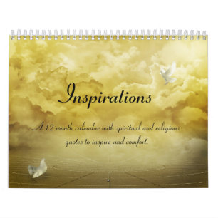 Mural Calendrier spirituel de citation d'inspirations de