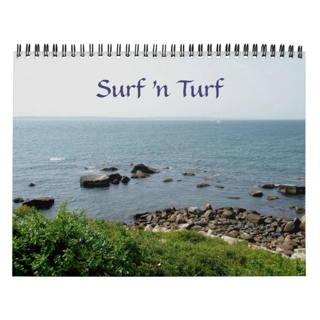 Mural Calendrier - Surf 'n Turf (Protection)