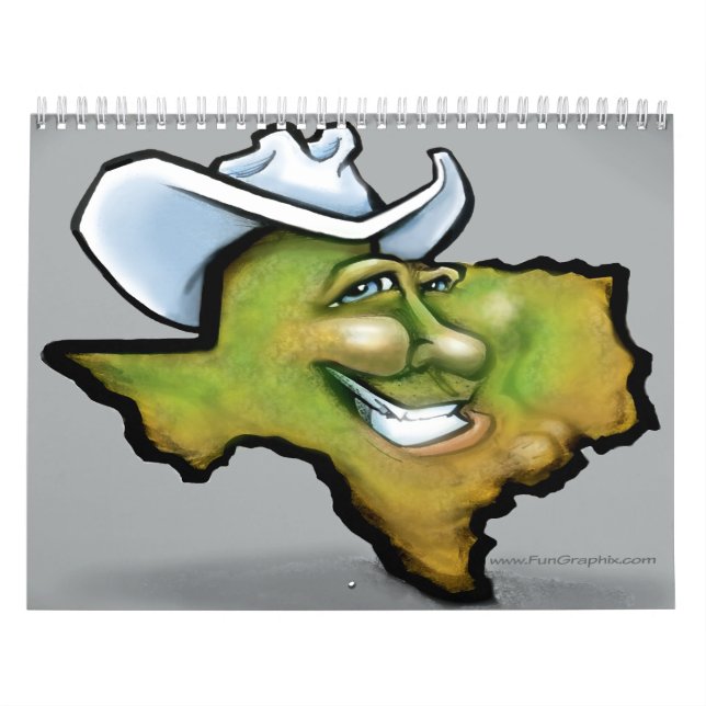 Mural Calendrier Texas (Protection)