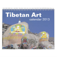 Calendrier tibétain 2013 d'art