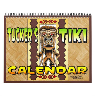 Mural Calendrier Tiki de Tucker
