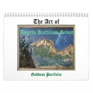 Mural Calendrier vaillant de déesse d'Angela