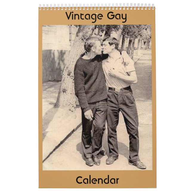 Mural Calendrier vintage d'homosexuels (Protection)