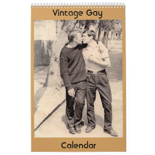 Mural Calendrier vintage d'homosexuels
