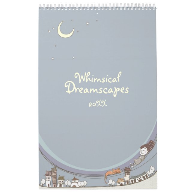 Mural Calendrier Whimsical Dreamscapes (Protection)