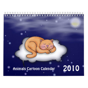 Mural Cartoon Animaux 2010 Calendrier