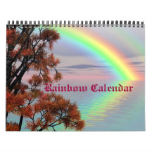 Ciel arc-en-ciel Nature Destinée Calendrier person