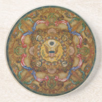 Mural & coffers Ceiling Dome in Jefferson Building