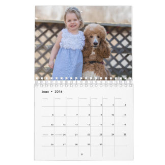 Mural Deux page, petit, blanc calendrier