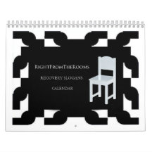 Droit du calendrier de slogans de récupération de