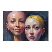 Double Essence - Expressive Modern Portrait Art