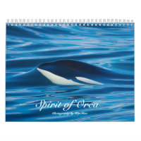 Esprit de calendrier d'épaulards d'orque