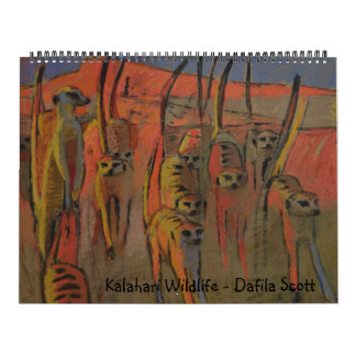 Mural Faune de Kalahari - calendrier