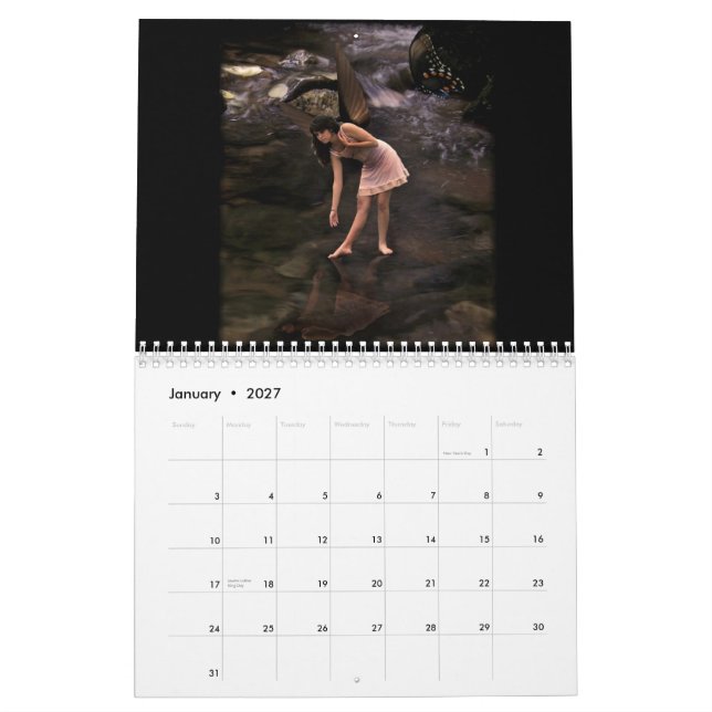 Mural Fées, un calendrier 2013 (Jan 2027)