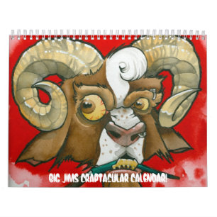 MURAL GRAND CALENDRIER DE JIMS CRAPTACULAR !