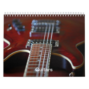Mural Guitares - calendrier