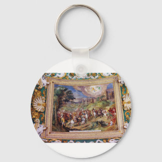 Mural in the Vatican Museum Keychain