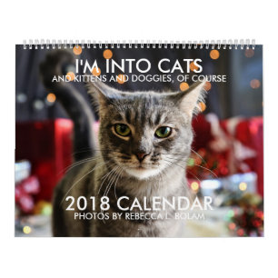 Mural Je suis DANS LE CALENDRIER des CHATS 2018 par
