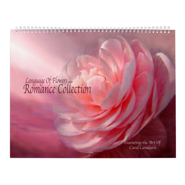 Mural Langue des fleurs - calendrier Romance de (Protection)