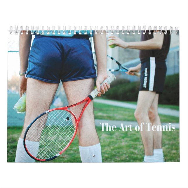 Mural L'art du calendrier de tennis (Protection)
