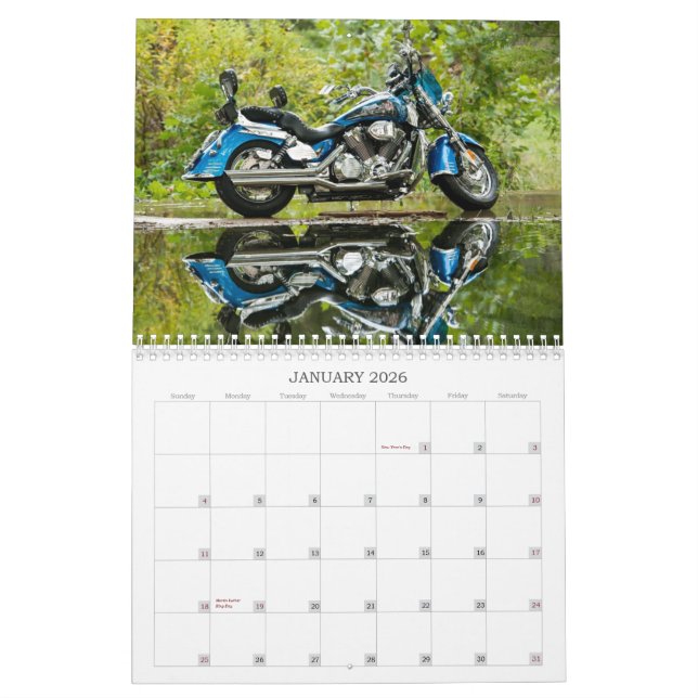 Mural Le calendrier #1 de Honda VTX 2014 (Jan 2026)
