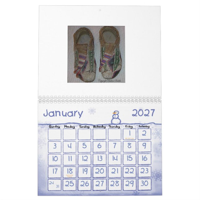 Mural Le calendrier de 2012 photos uniques (Jan 2027)