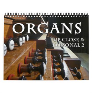 Mural Le calendrier d'organe de tuyau clôturent #2